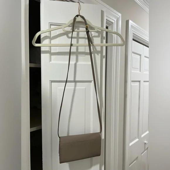 Ralph Lauren Taupe Envelope Style Crossbody Bag - Picture 6 of 7